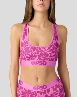 Women PSD Sports Bra|Core Standard*3 Pack - Floral Bliss