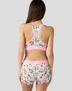 Women PSD Sports Bra|Core Standard*3 Pack - Floral Bliss