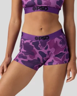 Women/BOY PSD Boy Shorts|Core Standard*3 Pack - Playboy Purp