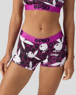 Women/BOY PSD Boy Shorts|Core Standard*3 Pack - Playboy Purp