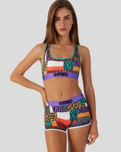 Women PSD Sports Bra|Core Standard*Baller Jungle