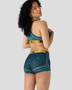 Women PSD Sports Bra|Core Standard*Baller Lux Teal