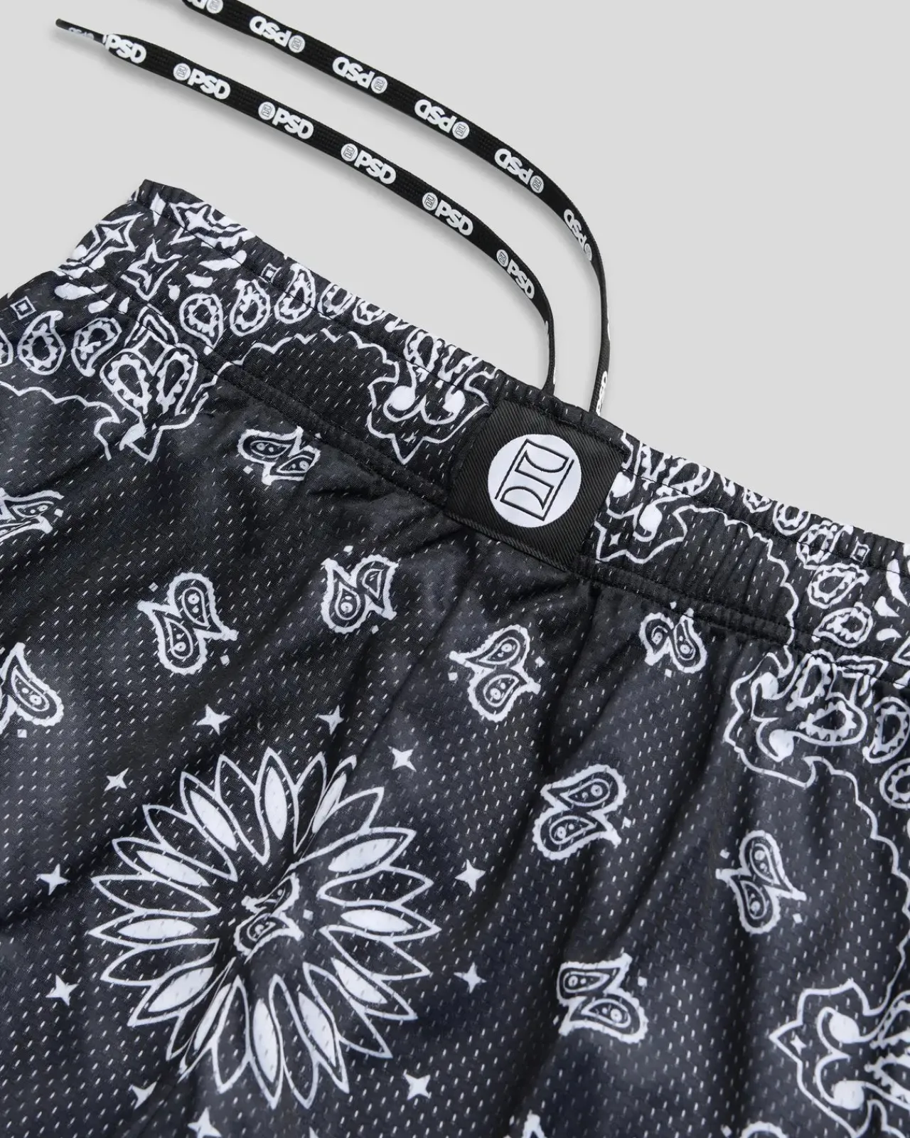 PSD Shorts*Black Bandana Active Short