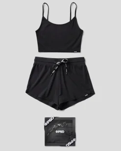 Women PSD Sleep Sets*Black Modal - Cami Sleep Set