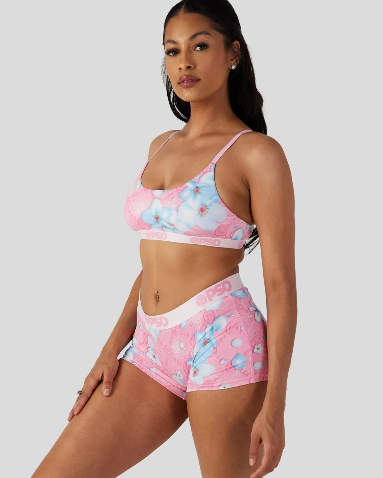 Women PSD Scoop Bralette|Core Standard*Blossom Blues