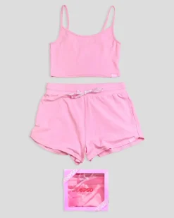 Women PSD Sleep Sets*Bubblegum Pink Modal - Cami Sleep Set