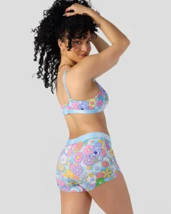 Women PSD Scoop Bralette|Core Standard*Care Bears - Flower Power