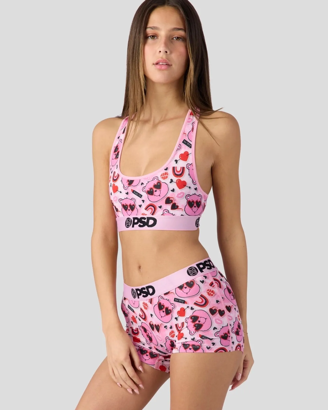 Women/BOY PSD Boy Shorts|Core Standard*Care Bears - Love Bear
