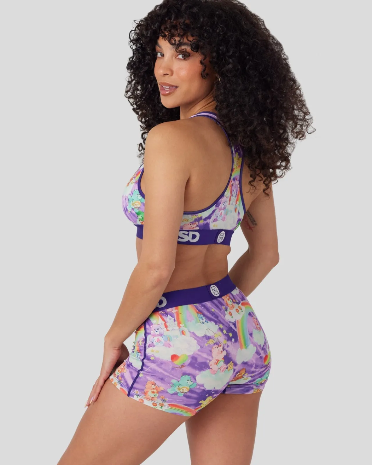 Women PSD Sports Bra|Core Standard*Care Bears - Retro