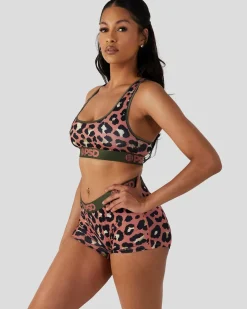 Women PSD Sports Bra|Core Standard*Cheetah Dye