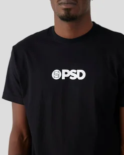 Women PSD Unisex Tee's & Hoodies|Tee's*Core Logo Tee - Black