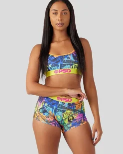 Women PSD Sports Bra|Core Standard*Dollar Splash