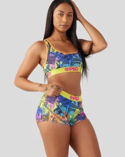 Women PSD Sports Bra|Core Standard*Dollar Splash