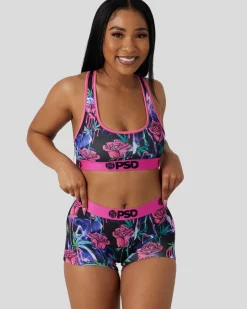 Women PSD Sports Bra|Core Standard*Drippin' Smoke
