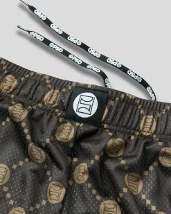 PSD Shorts*Emblem Lux Brown Active Short