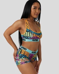 Women PSD Sports Bra|Core Standard*Flintstones - Bedrock