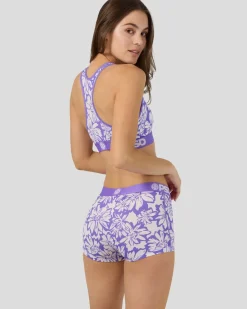 Women PSD Sports Bra|Core Standard*Floral Purp