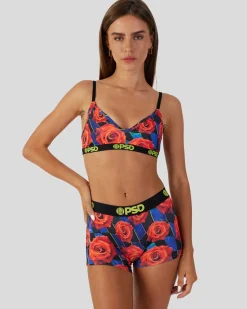 Women PSD V-Neck Bralette*Floral Racer
