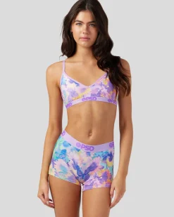Women PSD V-Neck Bralette|Core Standard*Garden Glitch