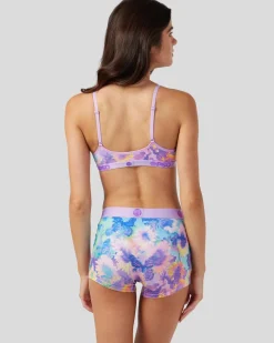 Women PSD V-Neck Bralette|Core Standard*Garden Glitch