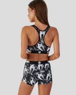 Women/BOY PSD Boy Shorts|Core Standard*Ghost Face - Dark