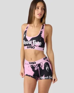 Women/BOY PSD Boy Shorts|Core Standard*Ghost Face - Pink