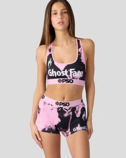 Women PSD Sports Bra|Core Standard*Ghost Face - Pink