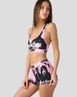 Women PSD Sports Bra|Core Standard*Ghost Face - Pink