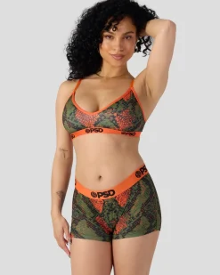 Women/BOY PSD Boy Shorts|Core Standard*Green Snake