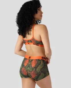 Women/BOY PSD Boy Shorts|Core Standard*Green Snake