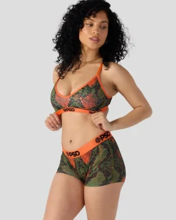 Women PSD Core Standard|V-Neck Bralette*Green Snake