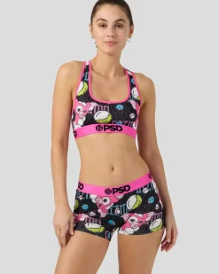 Women PSD Sports Bra|Core Standard*Gremlins - Gizmo Neon Drift