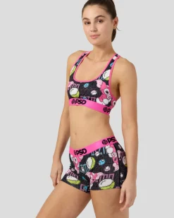 Women PSD Sports Bra|Core Standard*Gremlins - Gizmo Neon Drift