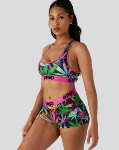 Women PSD Sports Bra|Core Standard*Happy High