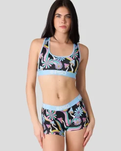 Women PSD Sports Bra|Core Standard*Happy Shrooms