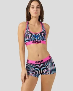 Women/BOY PSD Boy Shorts|Core Standard*Holographic Daze
