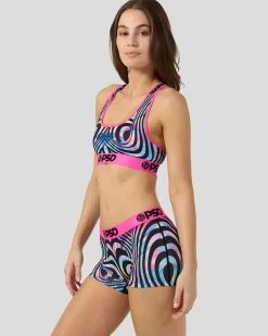 Women/BOY PSD Boy Shorts|Core Standard*Holographic Daze