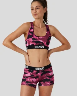 Women PSD Sports Bra|Core Standard*Iced Camo