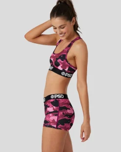 Women PSD Sports Bra|Core Standard*Iced Camo
