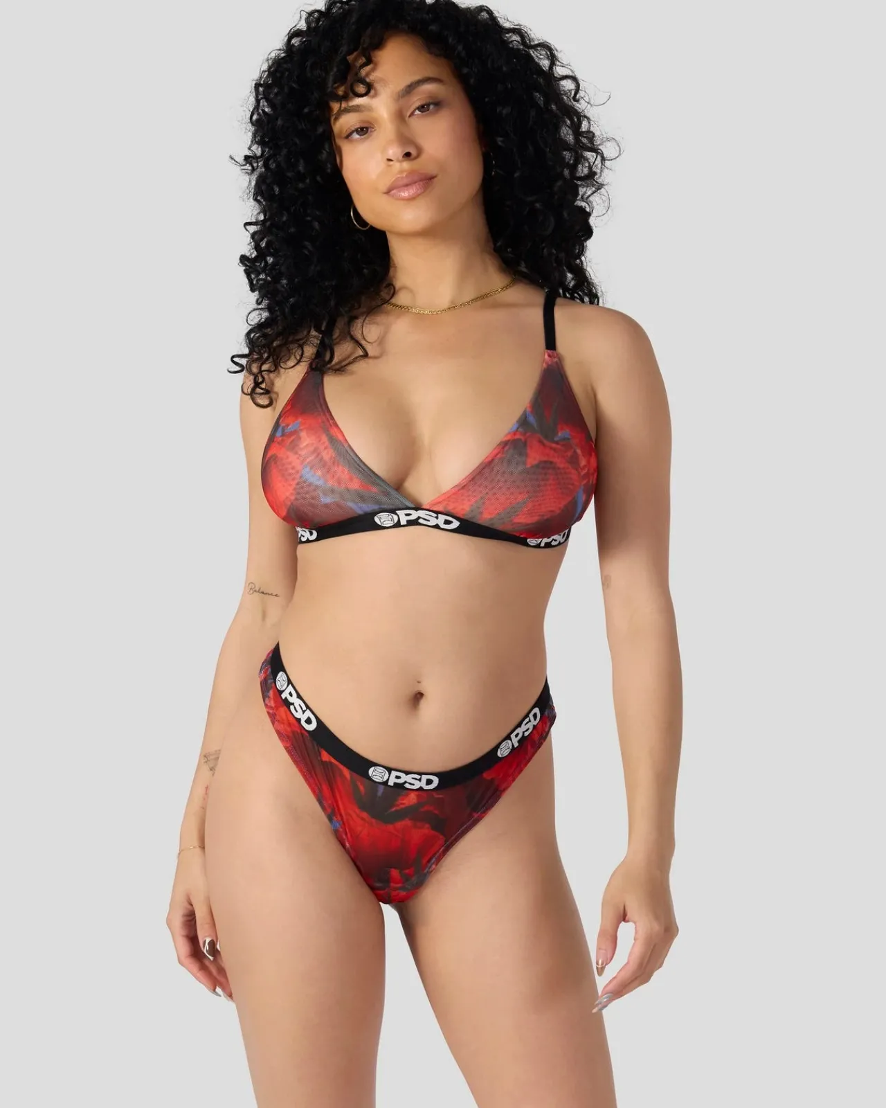 Women PSD Thongs|Mesh*Izabela Guedes - Poppy High