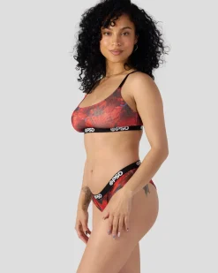 Women PSD Scoop Bralette|Mesh*Izabela Guedes - Poppy High