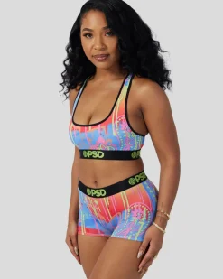 Women PSD Sports Bra|Core Standard*Ja Morant - Paisley