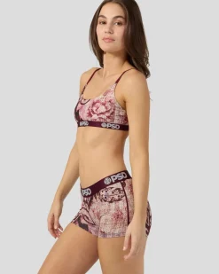 Women PSD Scoop Bralette|Core Standard*Jacquard Bloom