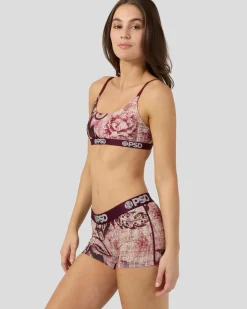 Women/BOY PSD Boy Shorts|Core Standard*Jacquard Bloom