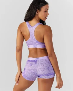 Women/BOY PSD Boy Shorts|Core Standard*Katya Henry - Grape Bandana