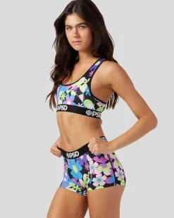 Women PSD Sports Bra|Core Standard*Katya Henry - Hippie Floral