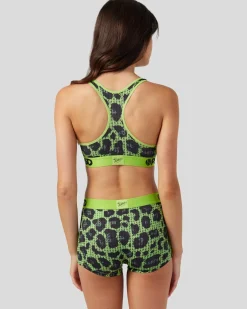 Women PSD Sports Bra|Core Standard*Katya Henry - Rhinestone Cheetah