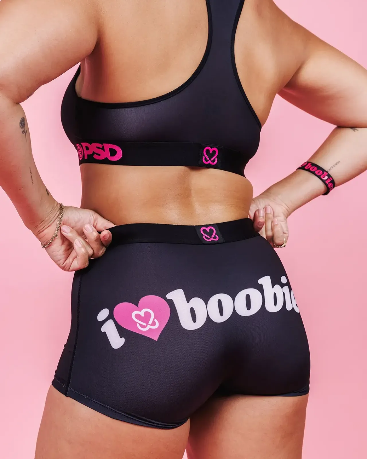 Women/BOY PSD Boy Shorts|Core Standard*Keep A Breast - I Heart Boobies