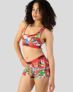 Women PSD Sports Bra|Core Standard*Looney Tunes - Looney Holiday