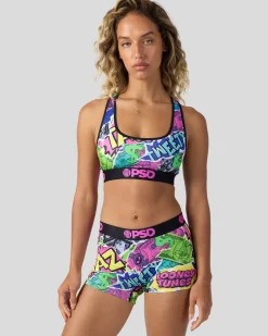 Women PSD Sports Bra|Core Standard*Looney Tunes - Looney Money